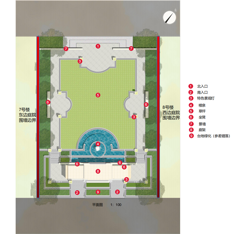 金庭苑核心景观区