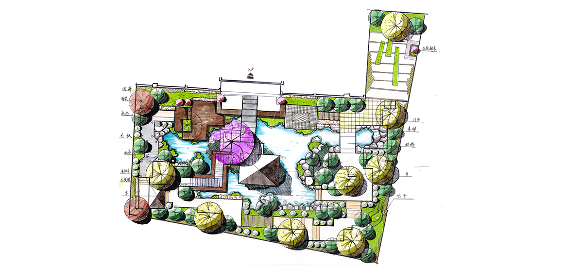 盐城别墅庭院设计